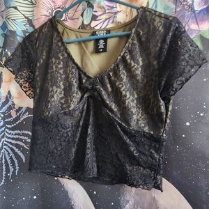 Hottopic Cosmic Aura Lace Top Size Large
